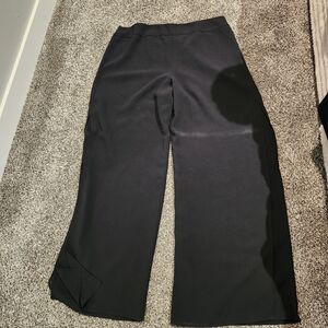 Elegant Black Women's Wide-Leg Pants